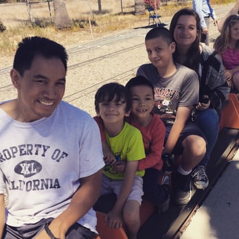 Goathill Junction Railroad - This is the fam before the lovely ride. - Amusement Parks Near Me - Costa Mesa, California Goathill Junction Railroad - This is the fam before the lovely ride. - Amusement Parks Near Me - Costa Mesa, California