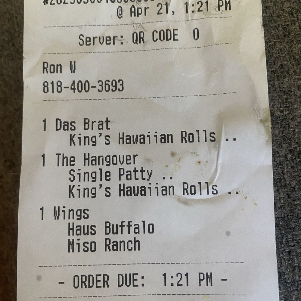 Dog Haus Biergarten - Burbank - $ 60 worth of food and no Miso Ranch sauce ! - New American Near Me - Burbank, California Dog Haus Biergarten - Burbank - $ 60 worth of food and no Miso Ranch sauce ! - New American Near Me - Burbank, California