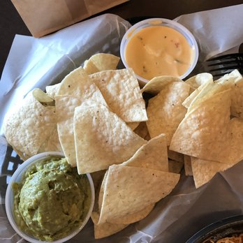 Renegade Burrito - Chips, queso and guacamole. - Mexican Near Me - Thornton, Colorado