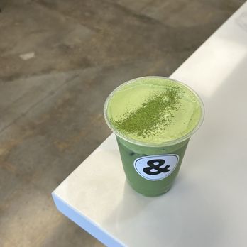 Coffee & - Matcha Cloud : unsweetened almond milk matcha with a matcha cloud top - Coffee & Tea Near Me - Buena Park, California Coffee & - Matcha Cloud : unsweetened almond milk matcha with a matcha cloud top - Coffee & Tea Near Me - Buena Park, California