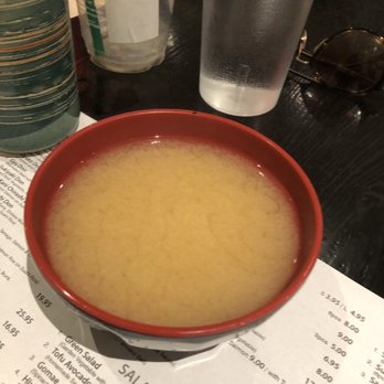 Tokyo Sushi - Miso soup delicious (came with salmon don) - Sushi Bars Near Me - Toronto, Ontario Tokyo Sushi - Miso soup delicious (came with salmon don) - Sushi Bars Near Me - Toronto, Ontario