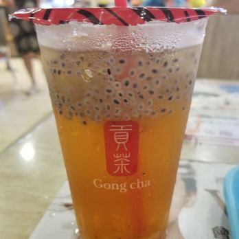 Gong Cha - Lemon Wintermelon with Basil seeds - Bubble Tea Near Me - Flushing, New York Gong Cha - Lemon Wintermelon with Basil seeds - Bubble Tea Near Me - Flushing, New York