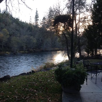 The Rogue River Lodge - View from the cabin - Bed & Breakfast Near Me - Trail, Oregon