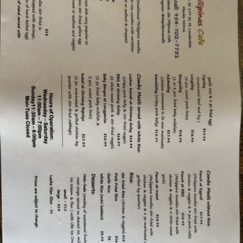 Isla Pilipinas Cafe - Menu - Filipino Near Me - Fort Lauderdale, Florida