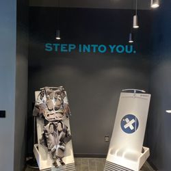 Body20 - Strapping Area where clients put on their EMS suit while being assisted by our staff.  Step Into You at Body20 Ponte Vedra Beach!