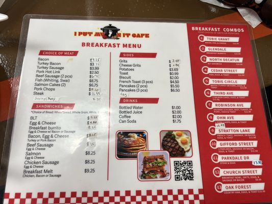 Menu photo 1 I Put My Foot N It Cafe Scottdale, GA