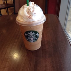 Starbucks - Pumpkin Spice Frappucchino. Yum!!