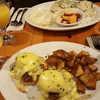 From Scratch Restaurant - Sausage benedict and biscuit. - Breakfast & Brunch Near Me - Carmel, California From Scratch Restaurant - Sausage benedict and biscuit. - Breakfast & Brunch Near Me - Carmel, California