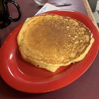 Firehouse Cafe - Single pancake it's huge. - Breakfast & Brunch Near Me - Granbury, Texas