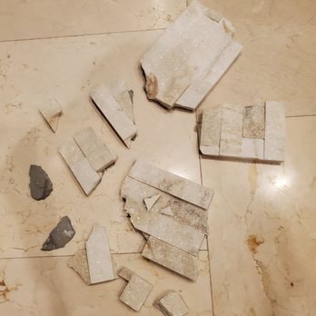 Creative Home Enhancements - Broken tiles that were put up with them - Flooring Near Me - Anthem, Arizona
