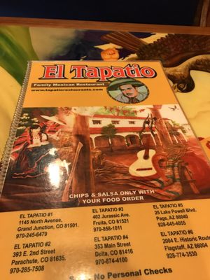 Menu photo 7 El Tapatio Fruita, CO Menu photo 7 El Tapatio Fruita, CO