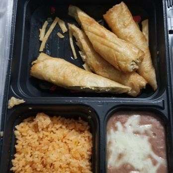 Elvira's Mexican Grill - Flautas, except they forgot every sauce. - Mexican Near Me - Upland, California