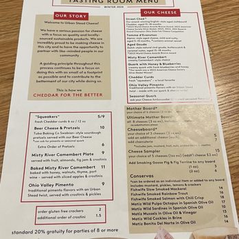 Urban Stead Cheese - Menu - Cheese Shops Near Me - Cincinnati, Ohio Urban Stead Cheese - Menu - Cheese Shops Near Me - Cincinnati, Ohio