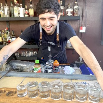 Casa Maya - The best bartender and our shotcuterie board. - Mexican Near Me - St Augustine, Florida