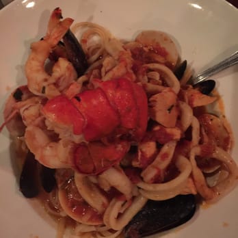 Cafe Italia - I tried the Lobster Seafood Pasta Special. It was mediocre. Nothing to write home about. - Italian Near Me - Grapevine, Texas