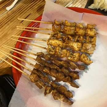 Bian Liang Restaurant - skewered meat on a stick - Chinese Near Me - Queens, New York Bian Liang Restaurant - skewered meat on a stick - Chinese Near Me - Queens, New York