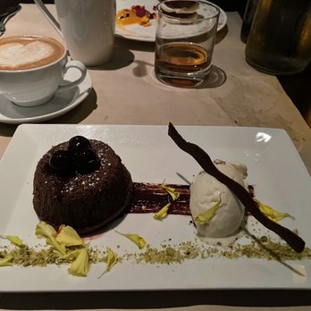 Primo - Warm Belgium Chocolate Budino Cake - Mediterranean Near Me - Rockland, Maine Primo - Warm Belgium Chocolate Budino Cake - Mediterranean Near Me - Rockland, Maine