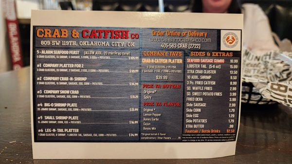 Menu photo 3 The Crab & Catfish Oklahoma City, OK Menu photo 3 The Crab & Catfish Oklahoma City, OK