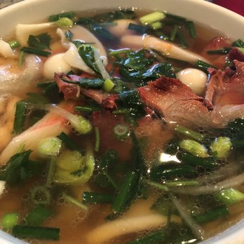 Saigon Noodle House - Mí Dac Bíet (egg noodles with seafood, pork and quail eggs) - Vietnamese Near Me - Birmingham, Alabama
