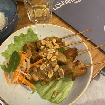 LaVietnamita - Chick satay skewers - Vegetarian Near Me - Barcelona, B LaVietnamita - Chick satay skewers - Vegetarian Near Me - Barcelona, B