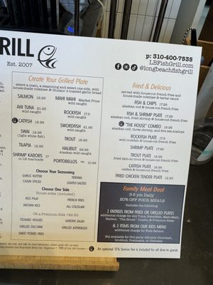 Menu photo 2 Long Beach Fish Grill Torrance, CA Menu photo 2 Long Beach Fish Grill Torrance, CA