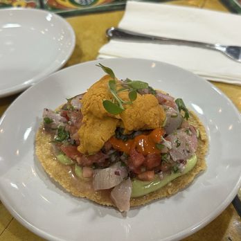 Holbox - Uni tostada - Latin American Near Me - Los Angeles, California Holbox - Uni tostada - Latin American Near Me - Los Angeles, California
