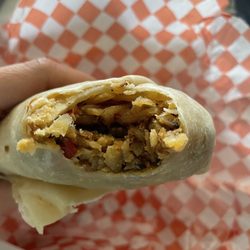 Daily Rise Coffee Layton - Vegan burrito with spicy ranch
