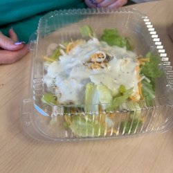Saint Clare’s Dover Hospital - That is all that we could have on our salad cause there is nothing there