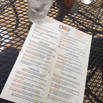 Crisp - Menu - Italian Near Me - Houston, Texas Crisp - Menu - Italian Near Me - Houston, Texas