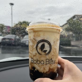 Boba Bliss - Creme Brulee Pearl Latte - Bubble Tea Near Me - Mountain View, California