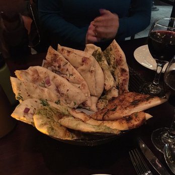India Restaurant - This is the HALF portion of the naan sampler! - Indian Near Me - Providence, Rhode Island