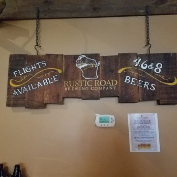 Rustic Road Brewing Company - Love the rustic sign! - Breweries Near Me - Kenosha, Wisconsin