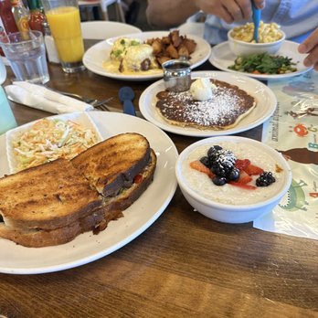 Four Friends Kitchen - Brisket sandwich, kids grits, side of pancake, kids Mac and cheese, crab cake Benedict - Southern Near Me - Denver, Colorado Four Friends Kitchen - Brisket sandwich, kids grits, side of pancake, kids Mac and cheese, crab cake Benedict - Southern Near Me - Denver, Colorado