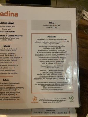 Menu photo 4 Medina Aberystwyth, CGN