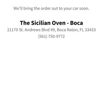 Sicilian Oven - Italian Near Me - Boca Raton, Florida