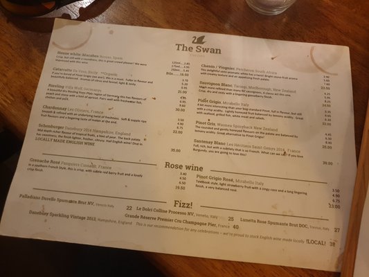 Menu photo 2 The Swan Pewsey, WIL
