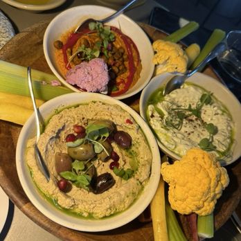 Anyday - Trio Mezze Plater - Tapas/Small Plates Near Me - Boca Raton, Florida Anyday - Trio Mezze Plater - Tapas/Small Plates Near Me - Boca Raton, Florida