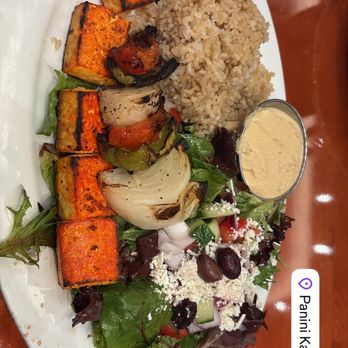Panini Kabob Grill - Charbroil organic firm Tofu Kabob - Mediterranean Near Me - Pasadena, California
