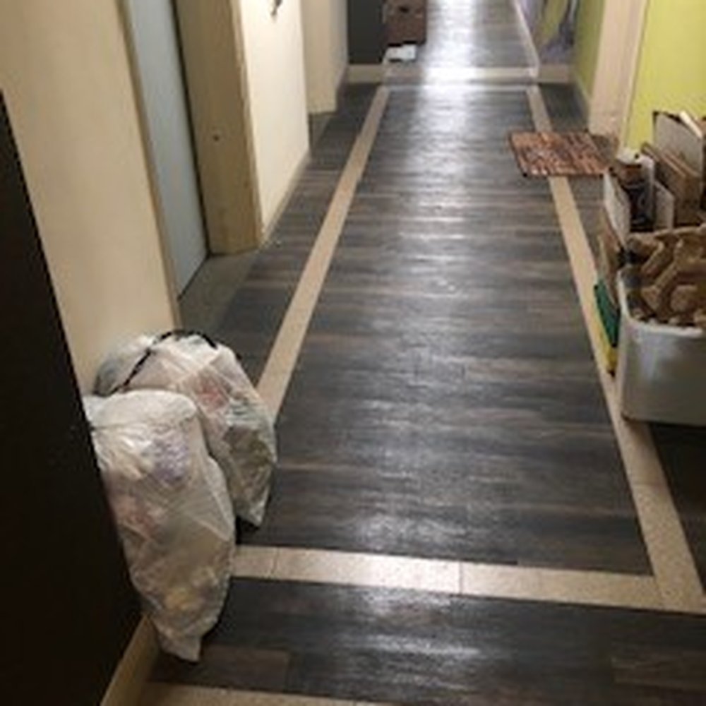 Trash get's left out all the time. Trash get's left out all the time.