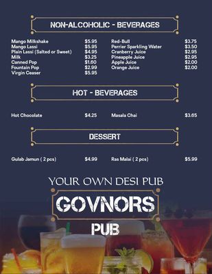 Menu photo 1 The Govnor's Pub Brampton, ON Menu photo 1 The Govnor's Pub Brampton, ON