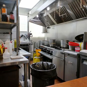 Agoongyi Korean Restaurant - a kitchen with stainless steel appliances - Korean Near Me - Richmond, British Columbia