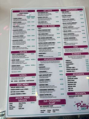 Menu photo 2 Patty’s Diner Burlingame, CA