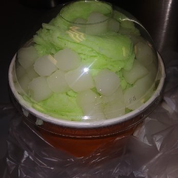 Tealeaf Cafe - Honeydew shaved snow with mochi. Tastes like melona. Very yummy! - Bubble Tea Near Me - Reno, Nevada Tealeaf Cafe - Honeydew shaved snow with mochi. Tastes like melona. Very yummy! - Bubble Tea Near Me - Reno, Nevada