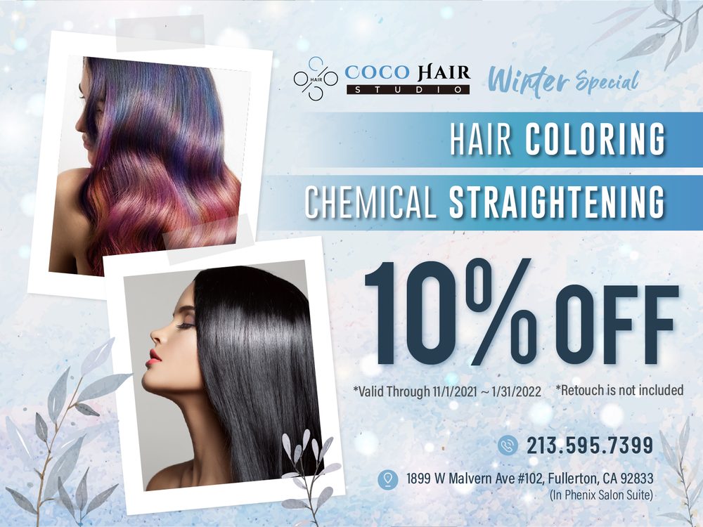 COCO HAIR STUDIO Updated July 2024 12 Photos 1899 W Malvern Ave