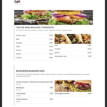 Cafe 6 - Menu 2 - Tacos Near Me - Detroit, Michigan Cafe 6 - Menu 2 - Tacos Near Me - Detroit, Michigan