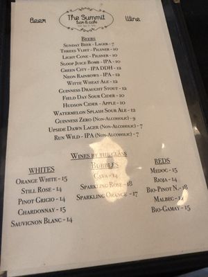 Menu photo 2 The Summit Bar New York, NY