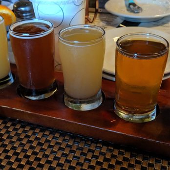 Lancaster Brewing Company - Flight of some really great tasting beers. - New American Near Me - Lancaster, Pennsylvania