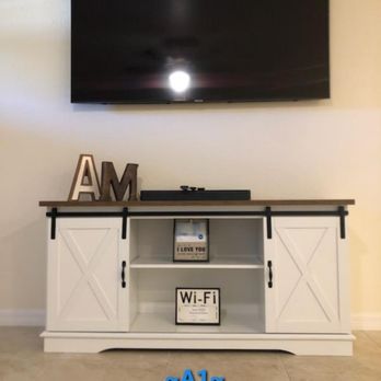 A1 Installs & Services - TV Stand Assembled & TV Mounting (cords concealed) - Handyman Near Me A1 Installs & Services - TV Stand Assembled & TV Mounting (cords concealed) - Handyman Near Me