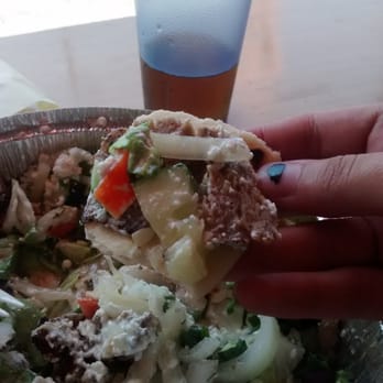 Mr. Gyros - Perfect pita bite from my salad - Mediterranean Near Me - Seattle, Washington Mr. Gyros - Perfect pita bite from my salad - Mediterranean Near Me - Seattle, Washington