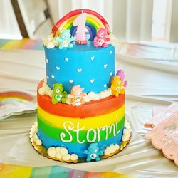 Allie’s Icing - Care Bears Birthday Cake